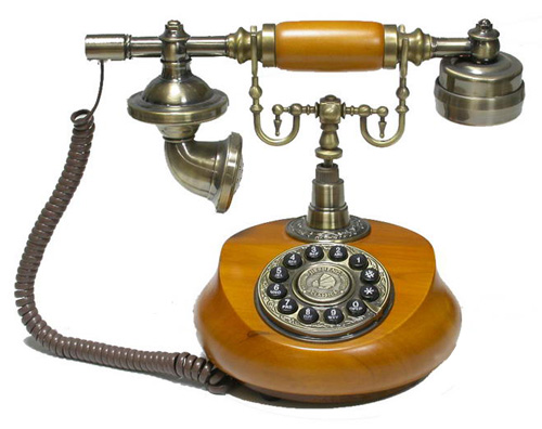  Antique Style Wooden Telephone (Античном стиле деревянного телефона)