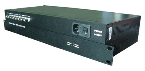 8ch Video + 8ch Audio/Data Optical Transmitter/Receiver