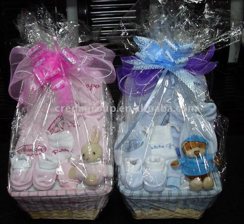  9pc Baby Gift Basket (9pc Baby Подарочные корзины)