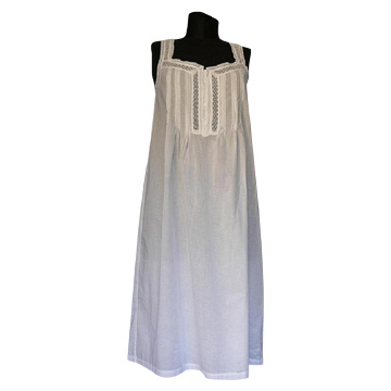Ladies `Cotton Dress mit Spitze (Ladies `Cotton Dress mit Spitze)
