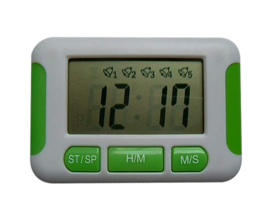  Vibrating and Sound Alarm Clock with Five-Alarm Setting (Vibrations-und Sound-Wecker mit Fünf-Alarm Setting)