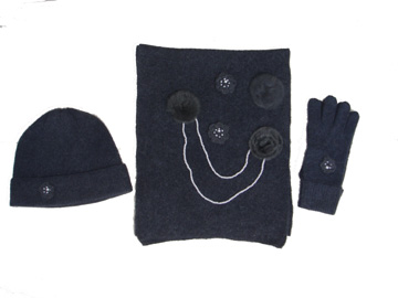  Scarf, Hat and Glove Set ( Scarf, Hat and Glove Set)