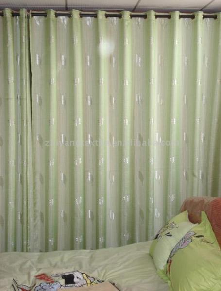  Window Curtain with Embroidery
