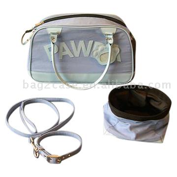  Pet Carrier with Bowl and Cord