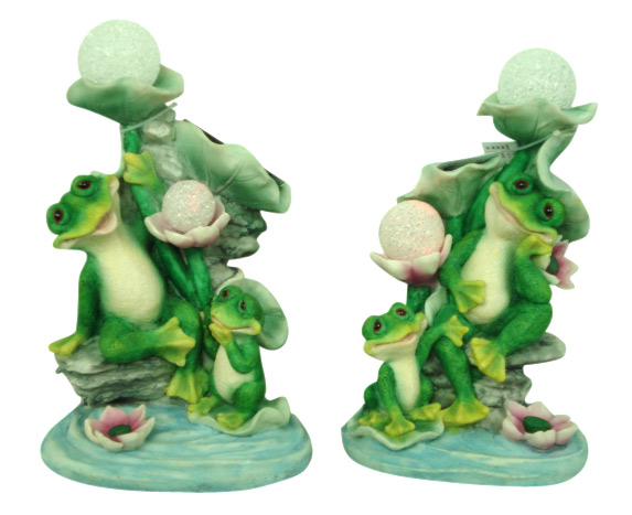  Resin Frog With Solar Light ( Resin Frog With Solar Light)