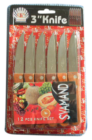  Stock 12pcs Fruit Knives ( Stock 12pcs Fruit Knives)