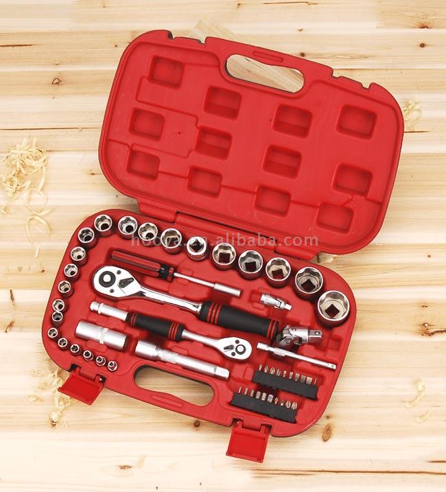 52pc Ratchet Spanner und Sockel Kit (52pc Ratchet Spanner und Sockel Kit)