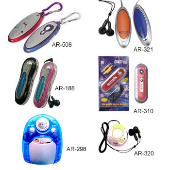  MP3 Shape Radio/FM Scan Radio with Flashlight (MP3-Shape Radio / FM Radio mit Taschenlampe)