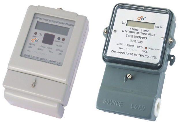  DDS949 Single-Phase LCD-Display Electronic Meter (DDS949 Однофазные ЖК-дисплей электронный счетчик)