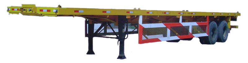  Double-Axle Flatbed Semi-Trailer (Double-essieux à plat semi-remorque)