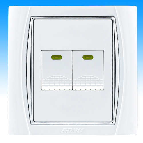  2 Gang 1 Way Switch ( 2 Gang 1 Way Switch)