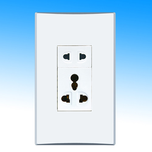  1 Gang 2 Pin Socket & MF Socket ( 1 Gang 2 Pin Socket & MF Socket)