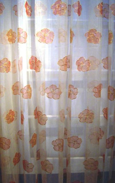  Sequence Embroidered Curtain
