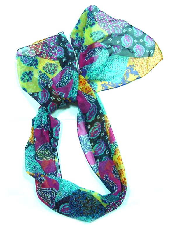  Silk Georgette Scarf (Georgette de soie Foulard)