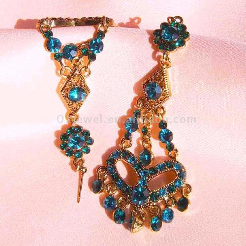  Rhinestone Earrings (Boucles d`oreilles en strass)