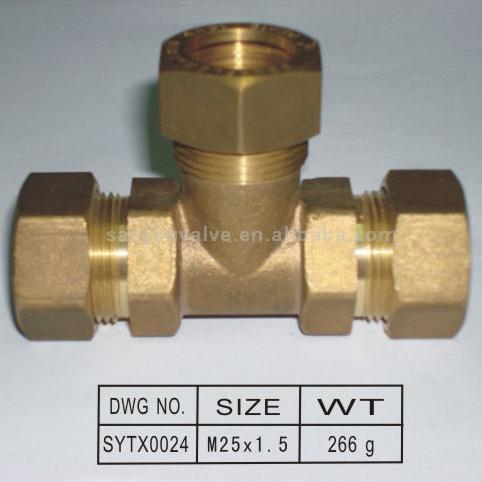  Brass Tee ( Brass Tee)