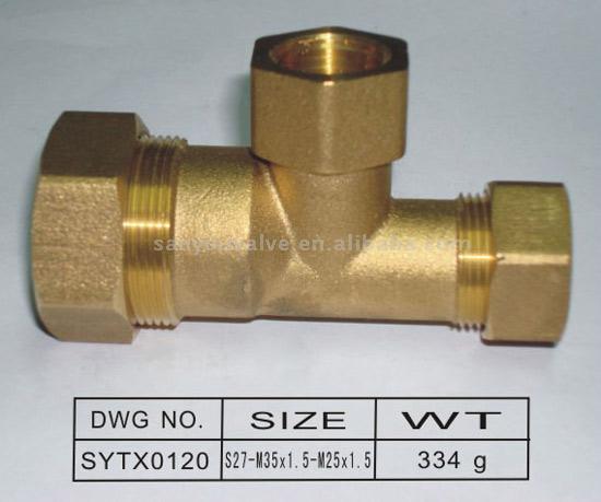  Brass Tee ( Brass Tee)