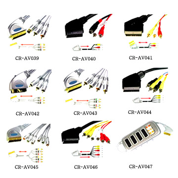  Scart Cable and Scart Adaptor