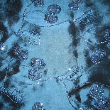  Nylon Taffeta Spangle Embroidery (Нейлоновая тафта Spangle Вышивка)
