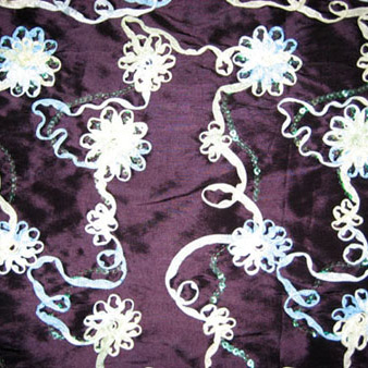  Nylon Taffeta with Tape Embroidery (Нейлоновая тафта с вышивкой Tape)