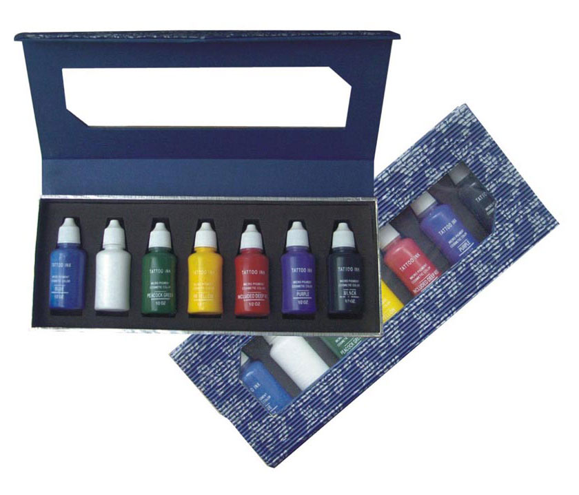 Color: blue, red, white, green black, purple, yellowWe have sell tattoo ink 