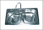  Double Bowl Sink 7539 (Doppel-Waschbecken Bowl 7539)