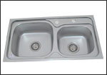  Double Bowl Sink (8043) (Double évier (8043))