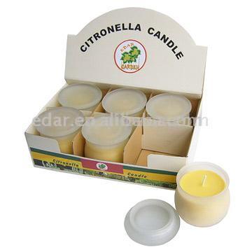  Citronella Candle in Cup with Cover (Citronella Свеча в кубок с обложки)