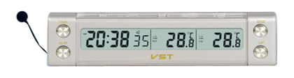 Indoor and Outdoor Thermometer Clock