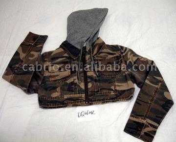  Denim Jacket With Print (Denim Jacket Avec Imprimer)