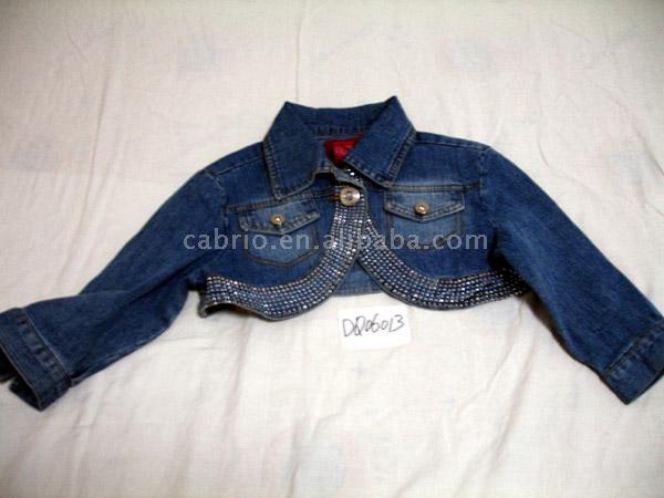  Denim Jacket With Bead Edge (Denim Jacket avec Bead Edge)