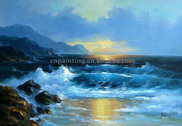  Seascape Painting (Морской пейзаж живопись)