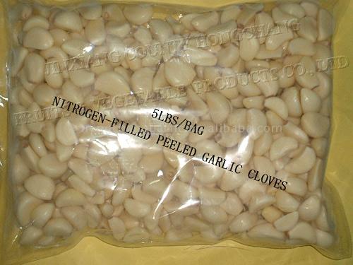 Nitrogen-Filled Peeled Garlic (Nitrogen-Comblé d`ail pelées)