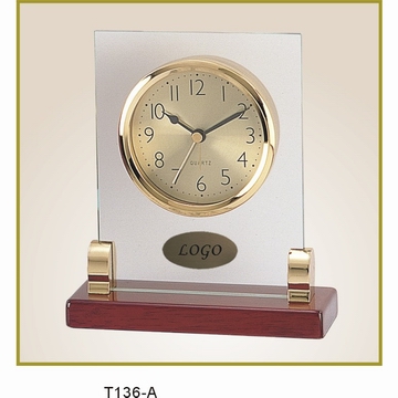  Wood Glass Clock (Holz-Glas-Clock)
