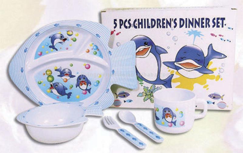  Melamine Kid`s Dinner Set (Меламин детский ужин Установить)