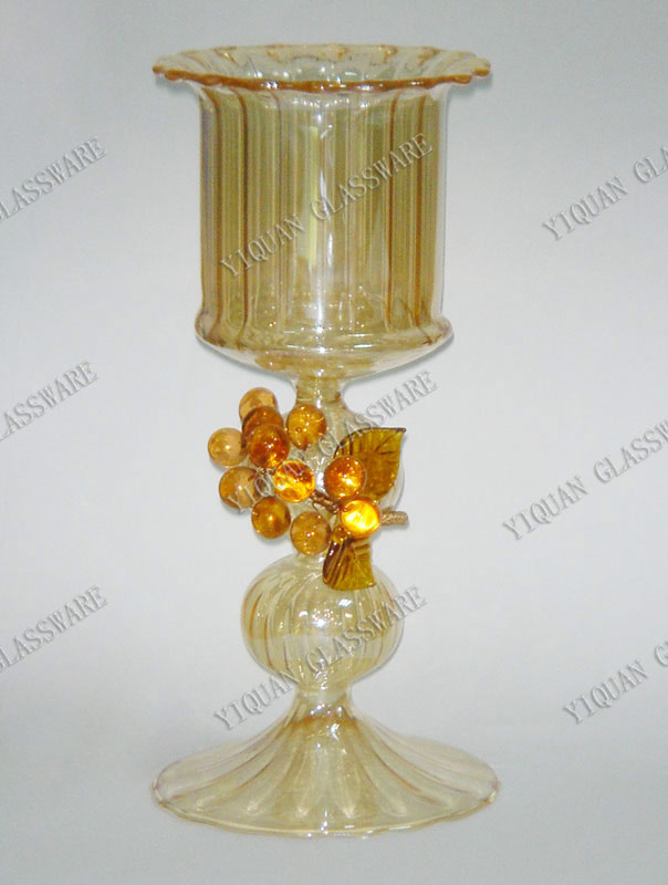  Glass Candle Holder