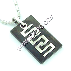  Titanium & Steel Pendant ( Titanium & Steel Pendant)