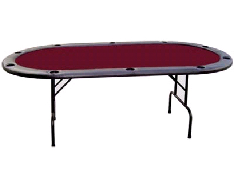  Poker Table With Cup Holder For 10 Persons (Pokertisch mit Cup-Holder für 10 Personen)