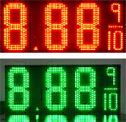  LED Gas Price Sign (Светодиодные цен на газ Войти)