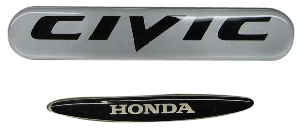  Honda CIVIC Compatible Dome & Crystal Label (Honda CIVIC Kompatibel Dome & Crystal Label)