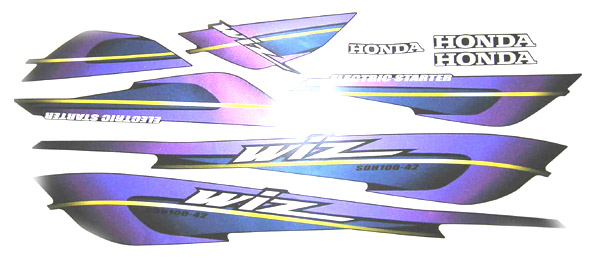  Motorcycle Decal (Motorrad Aufkleber)