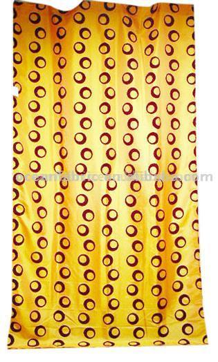  Flocking on Taffeta 190T Curtain ( Flocking on Taffeta 190T Curtain)