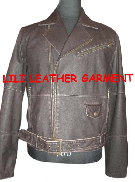  Men`s 2-Tone Pig Nappa Jacket (Washed) ()