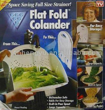  Flat Fold Colander (HY-4905) (Квартира Fold Дуршлаг (HY-4905))