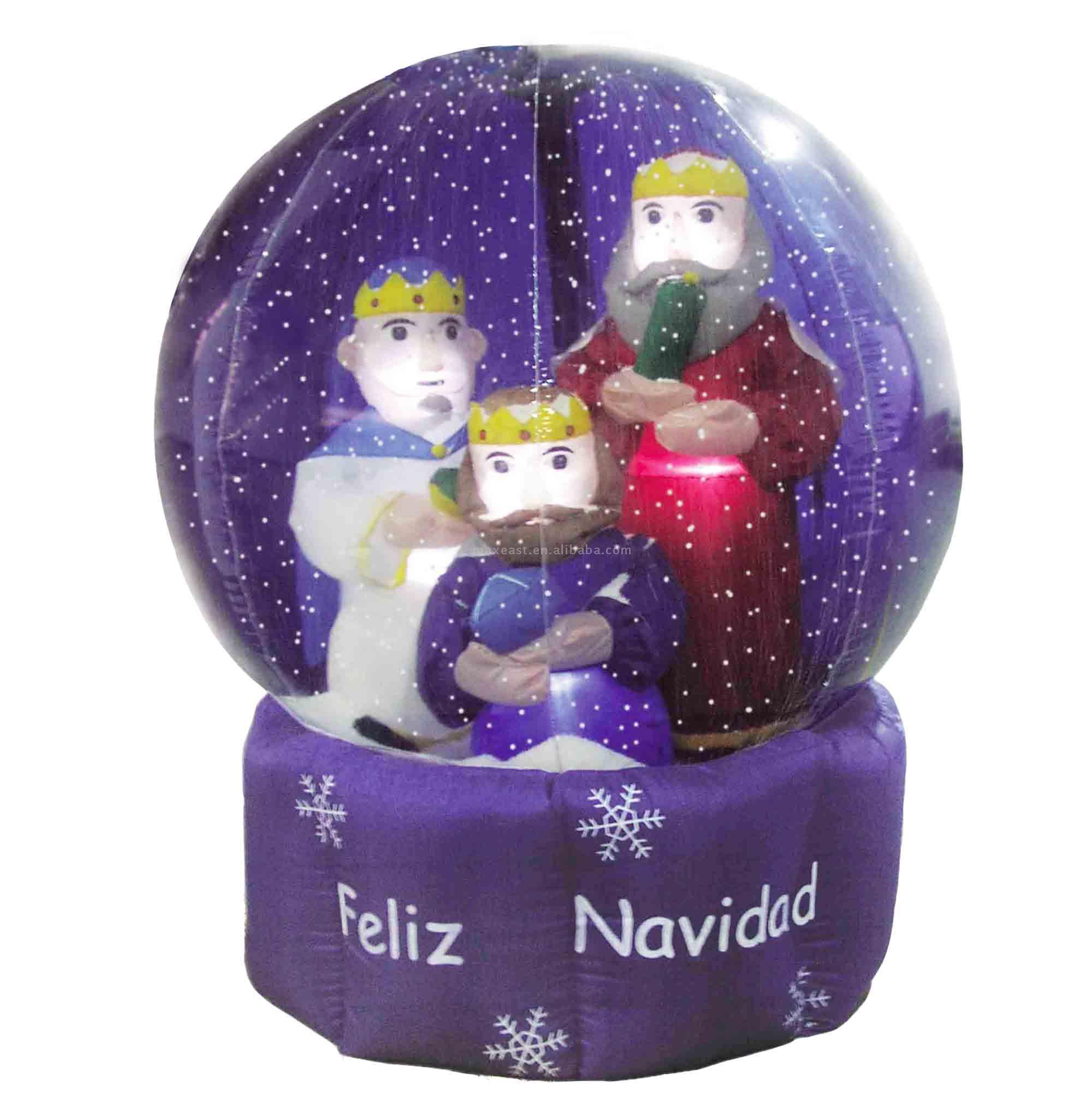  Inflatable Snow Globe