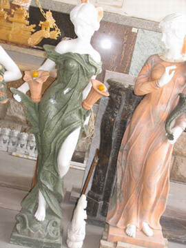  Marble Sculpture, Column and Stone Carvings for Garden and Building