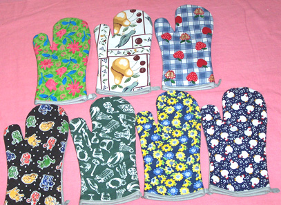  Oven Mitts (Духовка Mitts)