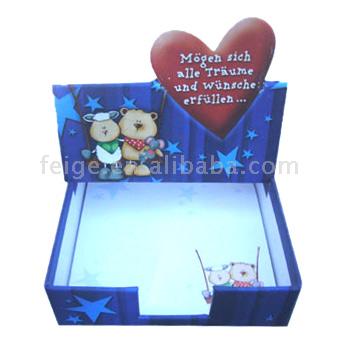  Memo Pad with Paper Box (Bloc-notes avec Paper Box)