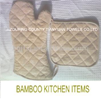  Bamboo Oven Mitt (Bamboo Backofenhandschuh)