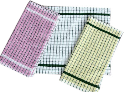  Kitchen Terry Grid Tea Towel